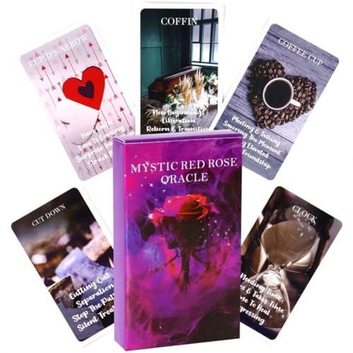 PATPAT Love Oracle Cards for Beginners with Meanings on Them 53 PCS Loving Tarot Deck with Messages on Cards Providing Guidance PATPAT Love Oracle Cards for Beginners with Meanings on Them 53 PCS Loving Tarot Deck with Messages on Cards Providing Guidance